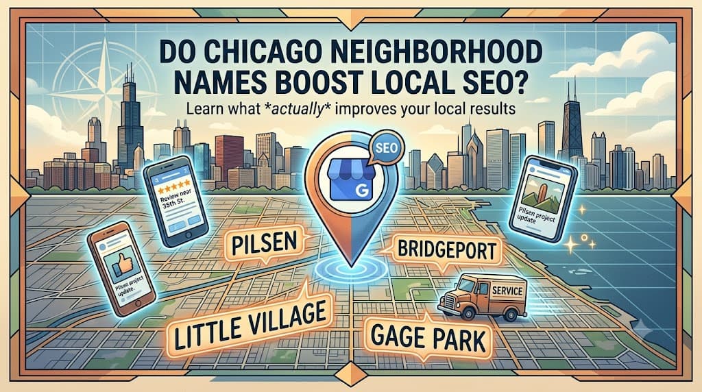 Do Chicago neighborhood names boost local SEO?