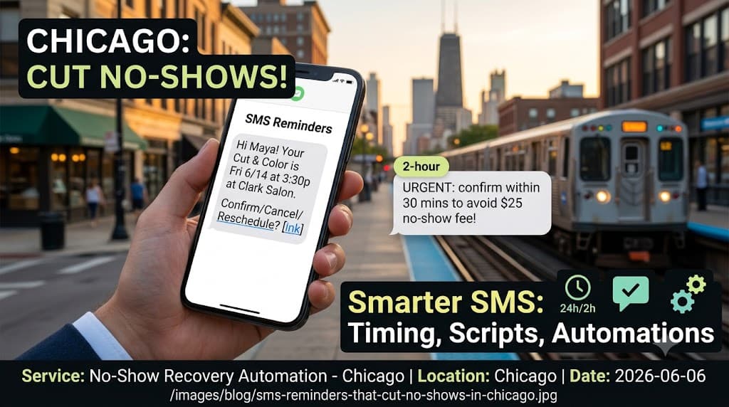 SMS Reminders That Cut No-Shows in Chicago